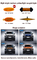 4PCS Set Amber Mobil LED Grille Lampu Untuk Rav4 Led Kabut Lampu Mengemudi Lensa Asap